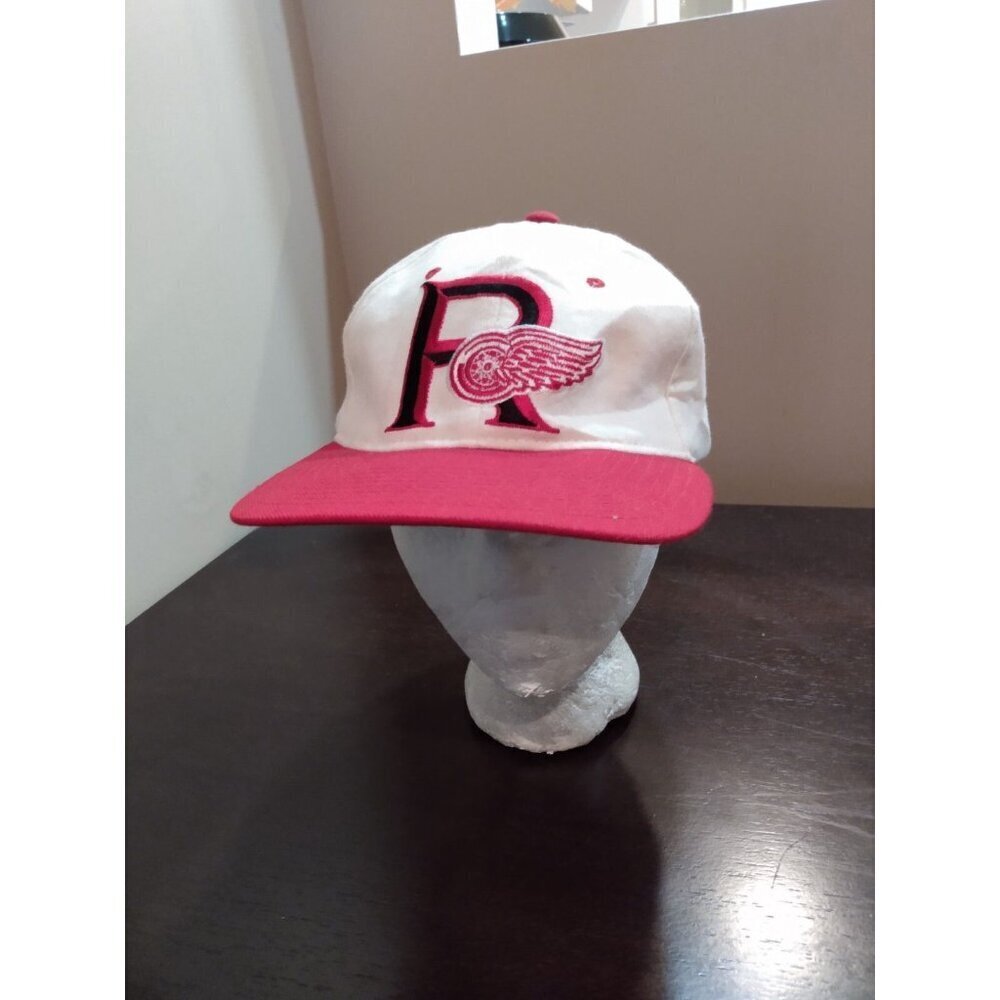 Vintage Starter Detroit Red Wings Fitted Hat Size 7 - 7 3/4 Rare Logo